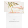 Hallmark Tropical Sunset Boxed Christmas Cards, Pack of 16