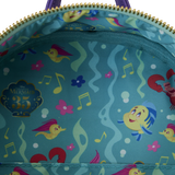 Loungefly Disney The Little Mermaid 35th Anniversary Life is the Bubbles Mini Backpack