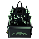 Loungefly The Haunted Mansion Gargoyle Wallpaper Light Up Glow Mini Backpack