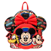 Loungefly Mickey & Friends Classic All-Over Print Mini Backpack With Ear Headband