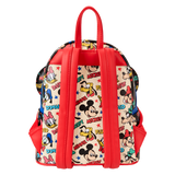 Loungefly Mickey & Friends Classic All-Over Print Mini Backpack With Ear Headband