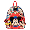 Loungefly Mickey & Friends Classic All-Over Print Mini Backpack With Ear Headband