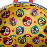 Loungefly Mickey & Friends Classic All-Over Print Mini Backpack With Ear Headband