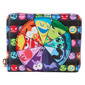 Loungefly Pixar Inside Out 2 Core Memories Zip Around Wallet