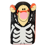 Loungefly Winnie The Pooh Skeleton Tigger Cosplay Glow Zip Around Wallet