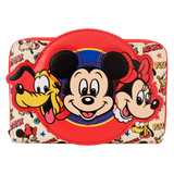 Loungefly Mickey & Friends Classic All-Over Print Zip Around Wallet