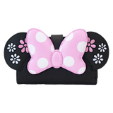 Loungefly Minnie Mouse Floral Rock The Dots Flap Wallet