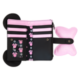 Loungefly Minnie Mouse Floral Rock The Dots Flap Wallet