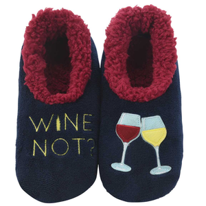 Women's Simply Pairables Cozy SnooziesÂ® NAVY Wine Not?