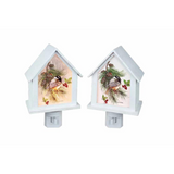 Winter Chickadees 5.75" Night Light