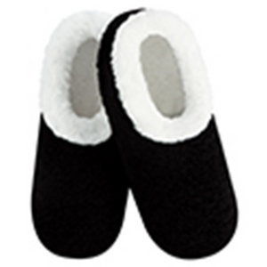 Women's Classic SnooziesÂ® Cozy Teddy Sherpa Solid Color Black