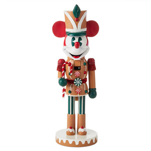 Hallmark Disney Mickey Mouse Gingerbread Nutcracker Figurine, 13.5"