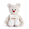 8" XOXO Cream Bear Stuffed Animal with Keepsake Jewelry