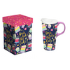 You Take the Cake Birthday Ceramic Latte Mug 17 Oz. with Gift Box