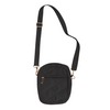 Zoey Crossbody Puffy Bag (Black)