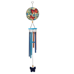 Izzy and Oliver Butterflies Windchime 28"