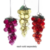 Acrylic Beaded Grapes Ornaments