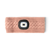 Night Scope™ Nova Rechargeable LED Light Knit Headwarmer - Pink