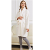 Luxury Soft Color Velvet Robe Ivory