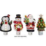 6" North Pole Friends Ceramic Night Light