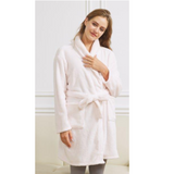 Luxury Soft Color Velvet Robe Pink