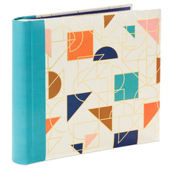 Navy and Gold Geometric Design Photo Album