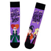 Hallmark Disney Hocus Pocus I Put a Spell On You Novelty Crew Socks