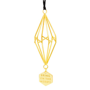 Hallmark Candace Cameron Bure Geometric Diamond Metal Hallmark Ornament