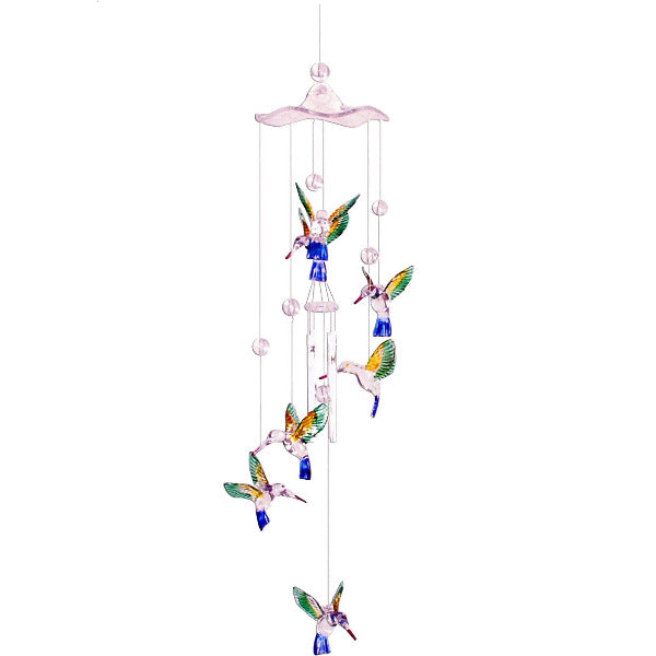 Colorful Acrylic Hummingbirds Wind Chime – Steve's Hallmark