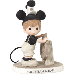 Disney Steamboat Willie Figurine, Full Steam Ahead