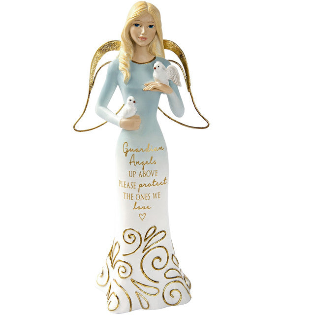 Guardian Angel with Doves Figurine 9