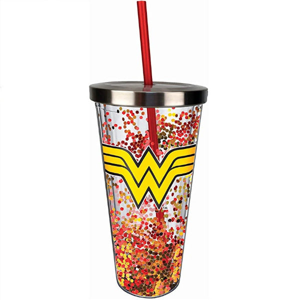 Betty Boop Double-Wall Insulated Tumbler with Straw 