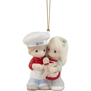 Precious Moments Our First Christmas Together 2022 Dated Couple Ornament