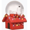 Snoopy Laying on Holiday Dog House 45mm Mini Water Globe