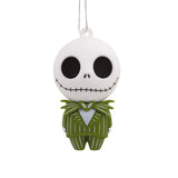 Hallmark Disney Tim Burton's The Nightmare Before Christmas Jack Skellington Green Silicone Christmas Ornament