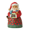 Jim Shore Pint Sized Santa with Arms Full of Gifts Figurine