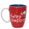 Red Santa Snoopy Happy Holiday Mug 12 oz.