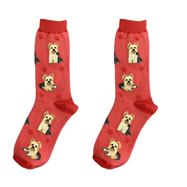 Yorkie Dog Happy Tails Socks – Steve's Hallmark