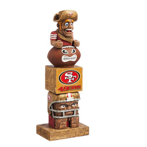 San Francisco 49ers Tiki Totem Garden Statue