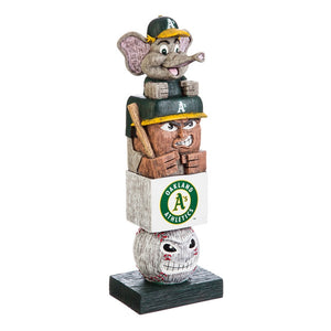 Oakland A's Mascot Tiki Totem Garden Statue