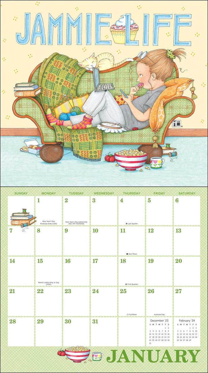 Mary Engelbreit's 2024 Deluxe Wall Calendar Steve's Hallmark