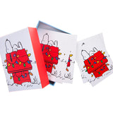 Snoopy on Holiday Dog House Assorted Petite Christmas Boxed Card