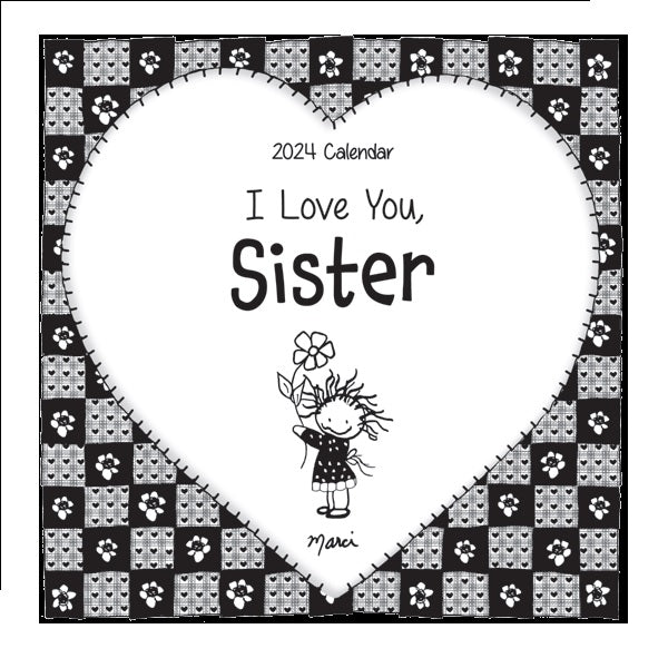 2024 Blue Mountain Arts Calendar I Love You, Sister Steve's Hallmark