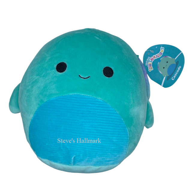 Squishmallow Cascade the Sea Teal Turtle with Corduroy Belly 5