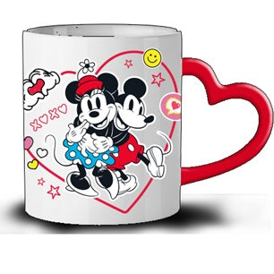 Silver Buffalo Disney Mickey Mouse Sculpted Handle Ceramic Mug | Holds 20  Ounces