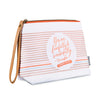 Hallmark Wonderfully Made Striped Canvas Pouch With Wrist Strap