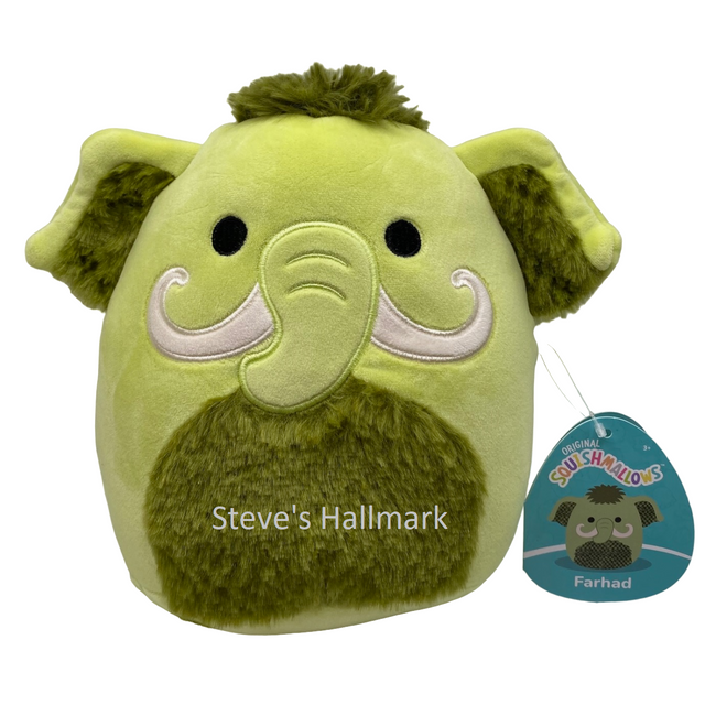 Squishmallow - Cozy Plush 8 Farhad The Green Wooly Mammoth