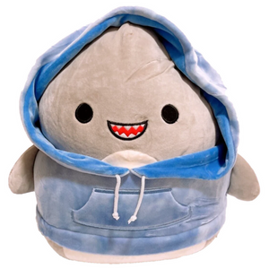 Squishmallow Gordon the Shark in Hoodie 12" Stuffed Plush By Kelly Toy