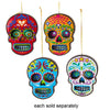 Battery-Operated Day Of The Dead Light Up LED Sugar Skull Ornament