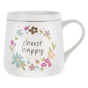 Flora Mug Choose Happy